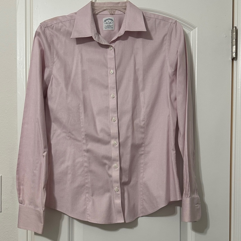 Brooks Brothers Light Pink Button-Up Shirt